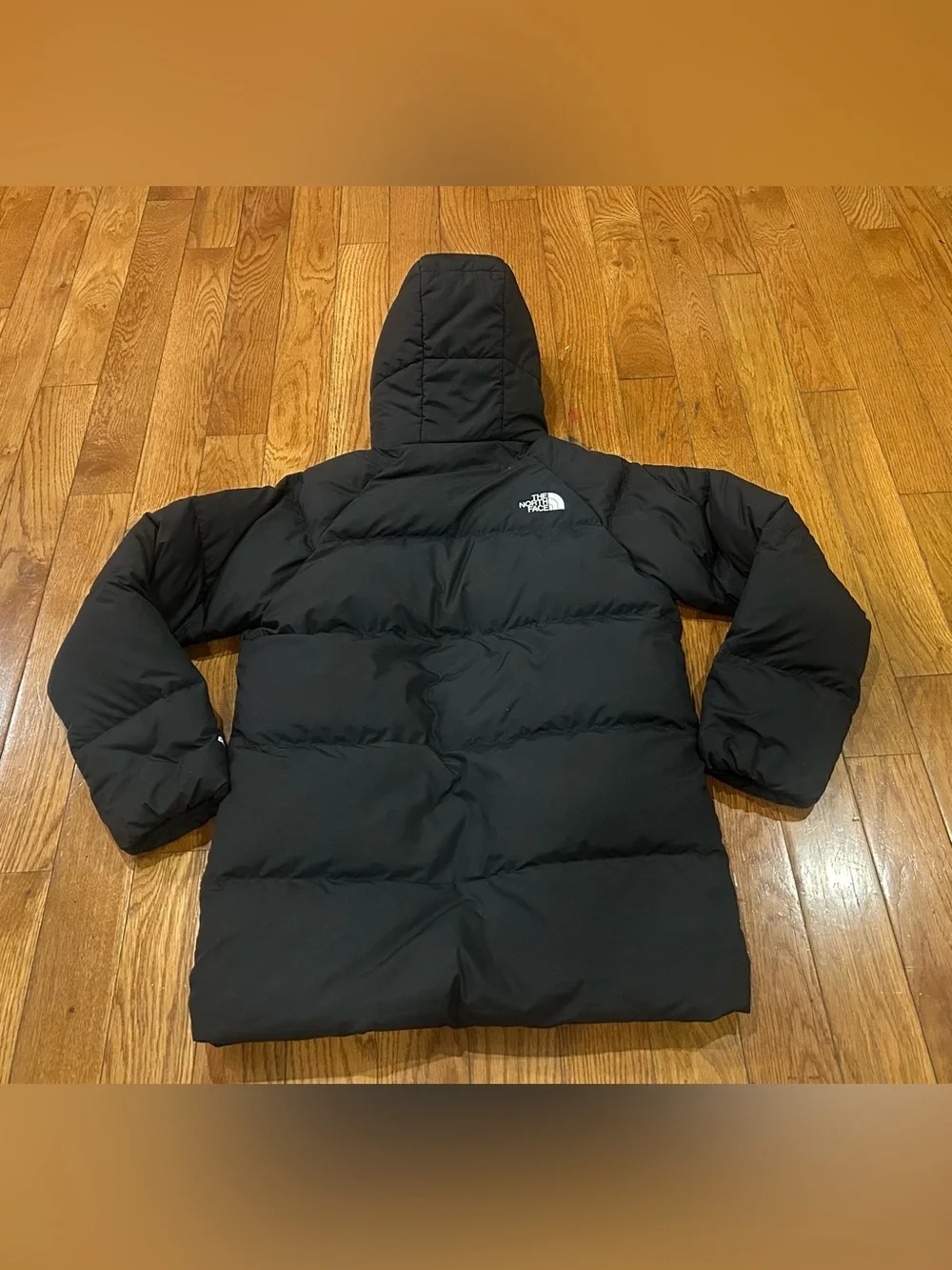 The North Face Teen North Down Fleece-Lined Short Parka Jacket Black‎ XL 14/16⁠